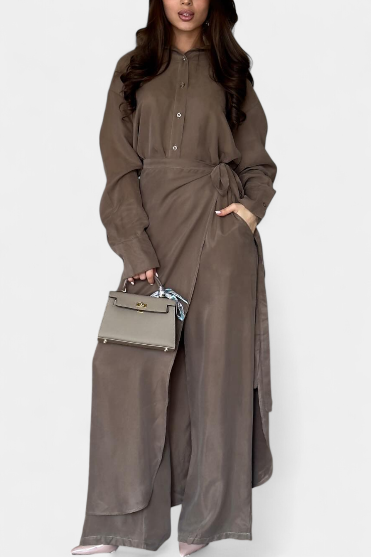 Marisol Ensemble Décontracté Chemise & Pantalon Jupe