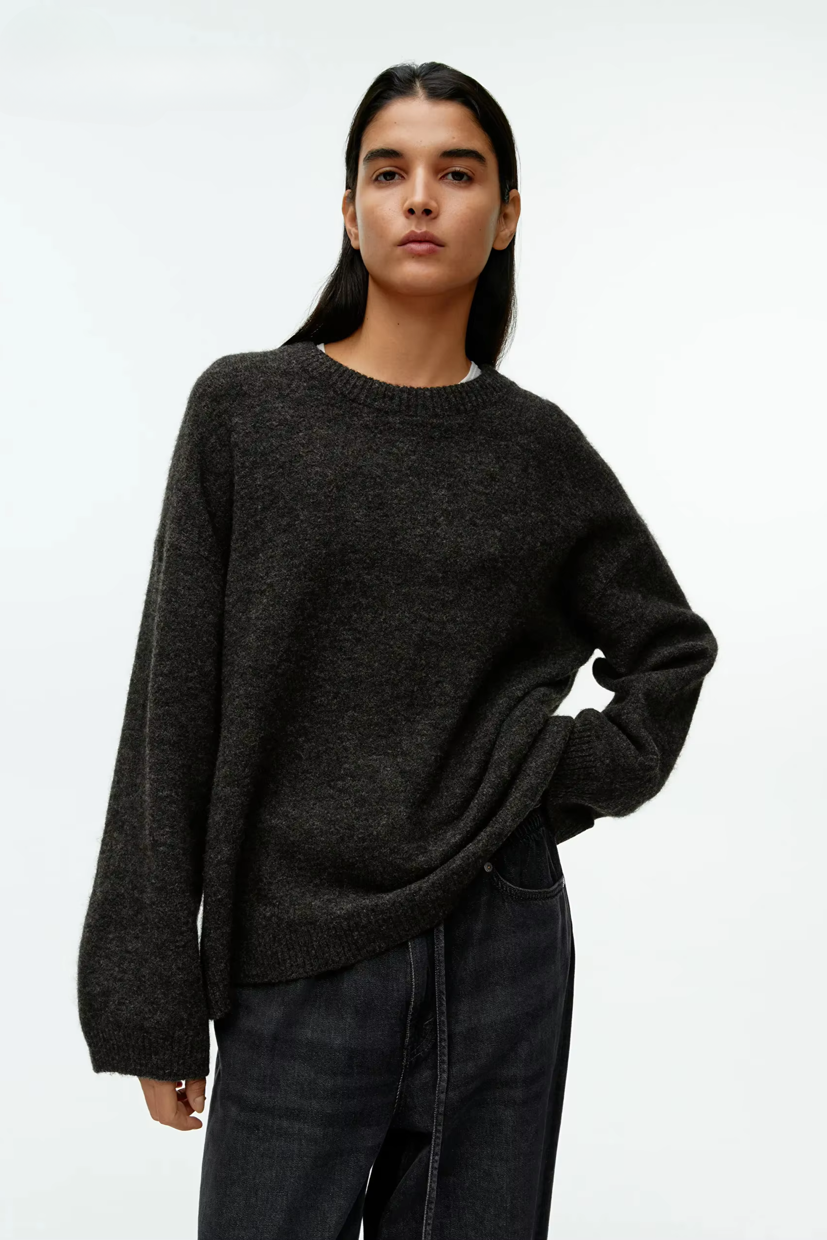 Matilda Pull Décontracté en Mélange d’Acrylique et de Viscose