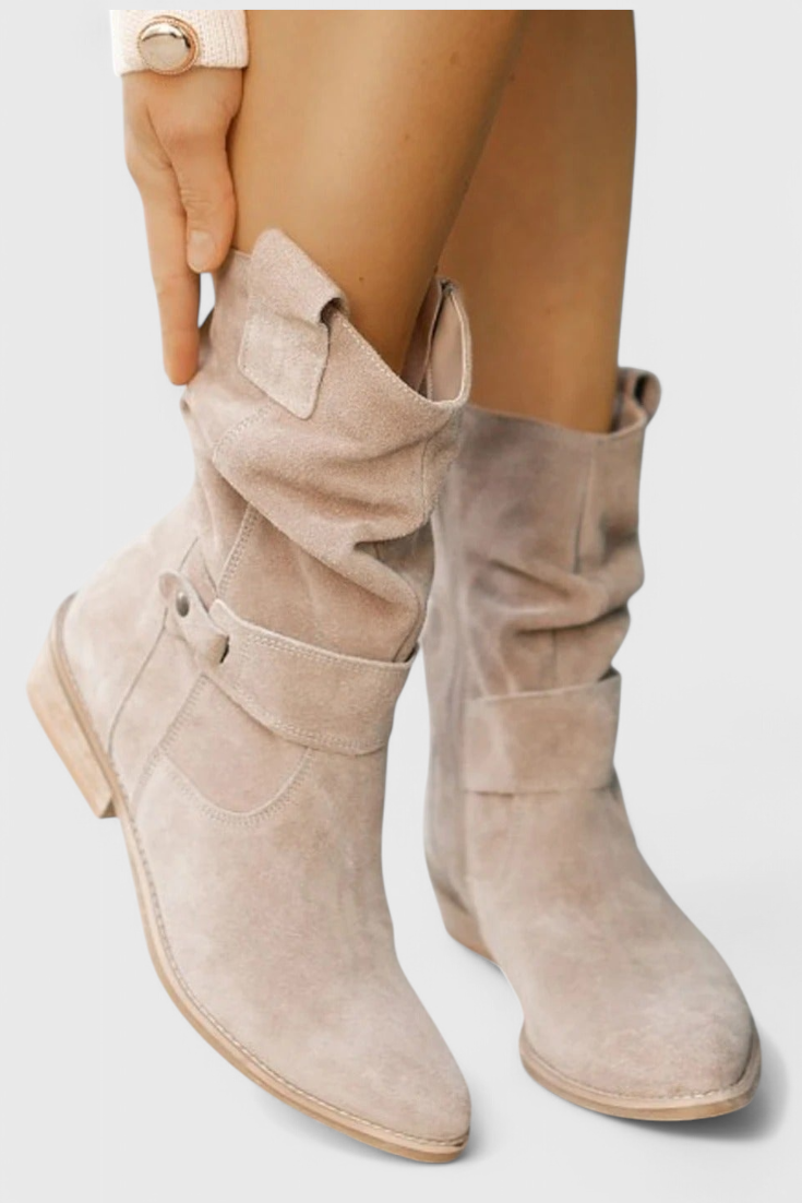 Aira Bottines Classiques à Finition Douce