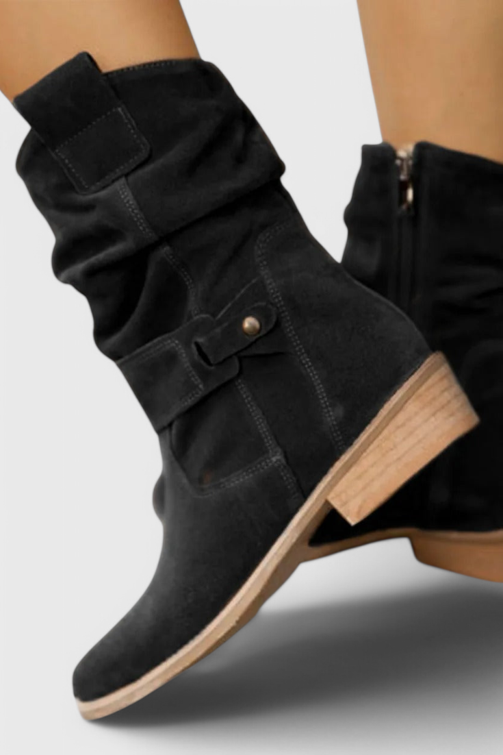 Aira Bottines Classiques à Finition Douce