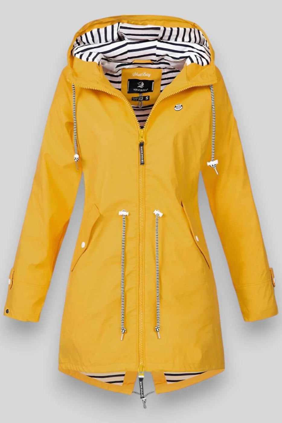 Aria Veste Imperméable à Capuche Ajustable