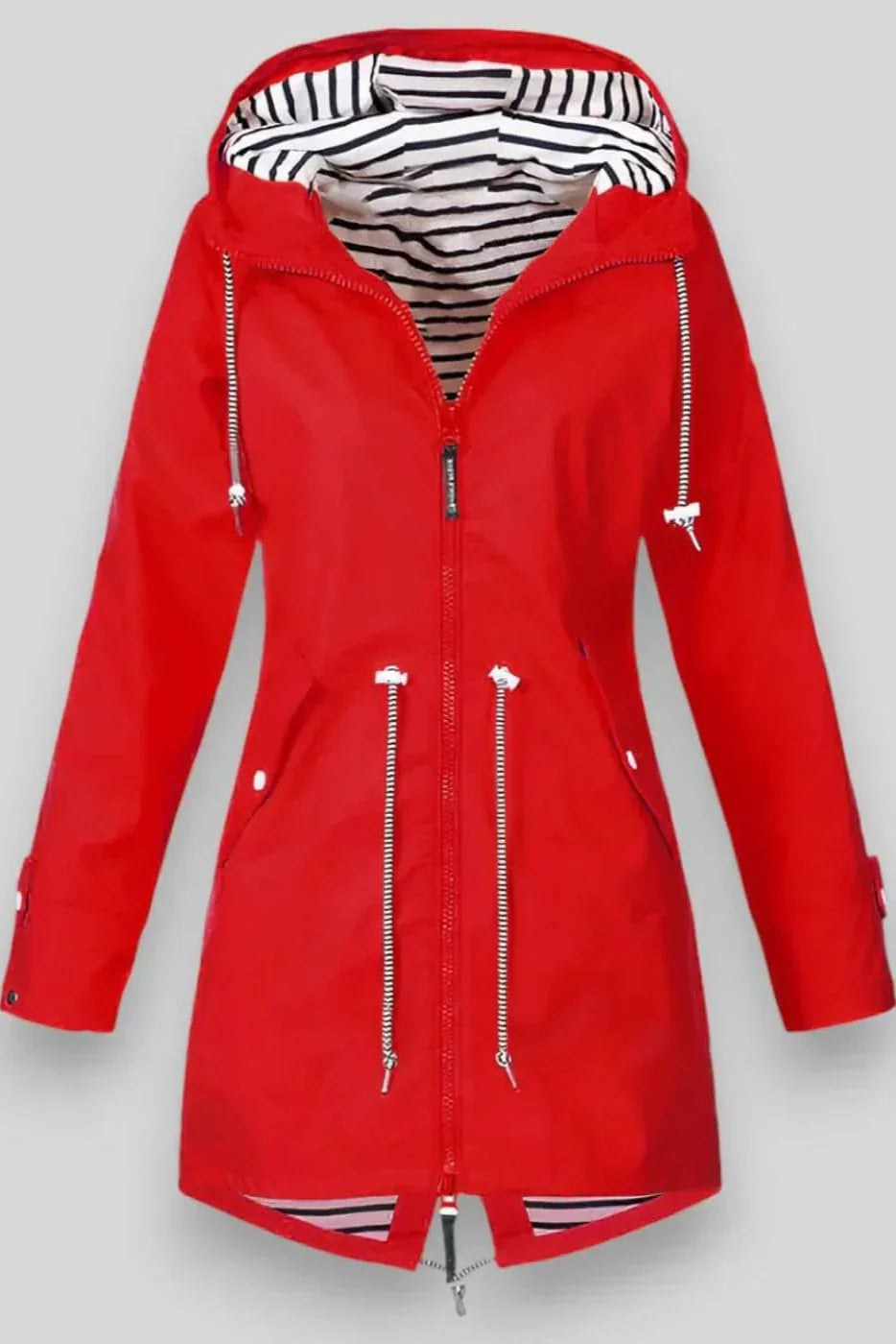 Aria Veste Imperméable à Capuche Ajustable