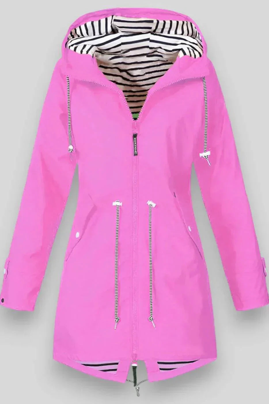 Aria Veste Imperméable à Capuche Ajustable