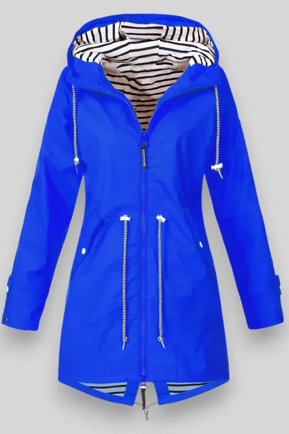 Aria Veste Imperméable à Capuche Ajustable