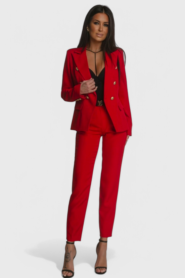 Rosalind Ensemble Blazer Cintré et Pantalon Slim