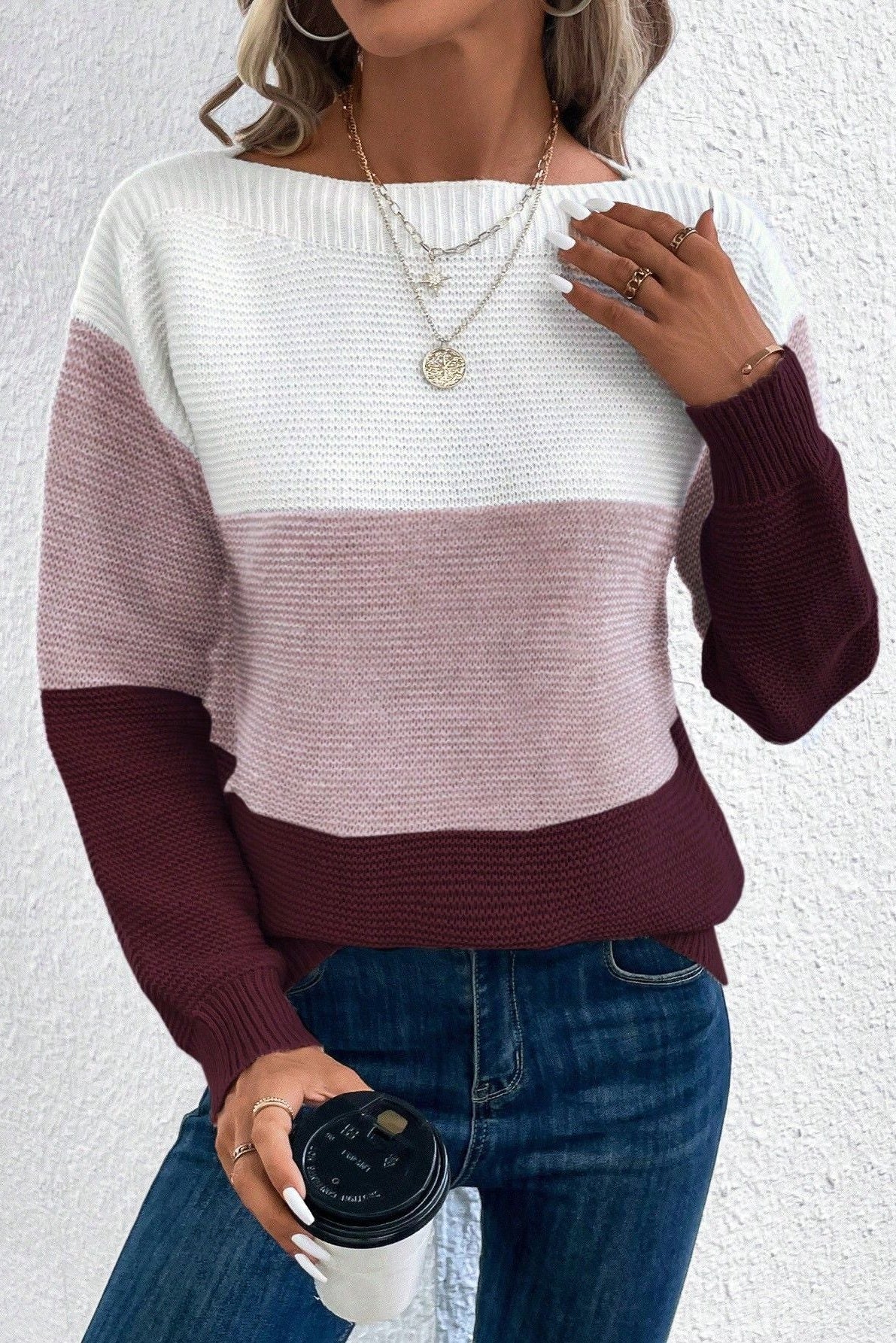 Soria Pull Doux en Laine Mélangée Coupe Décontractée