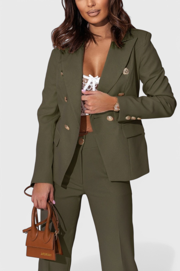Rosalind Ensemble Blazer Cintré et Pantalon Slim