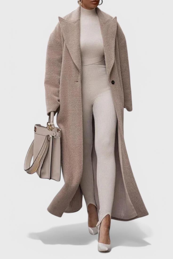 Chloé Manteau Long à Boutons et Silhouette Fluide