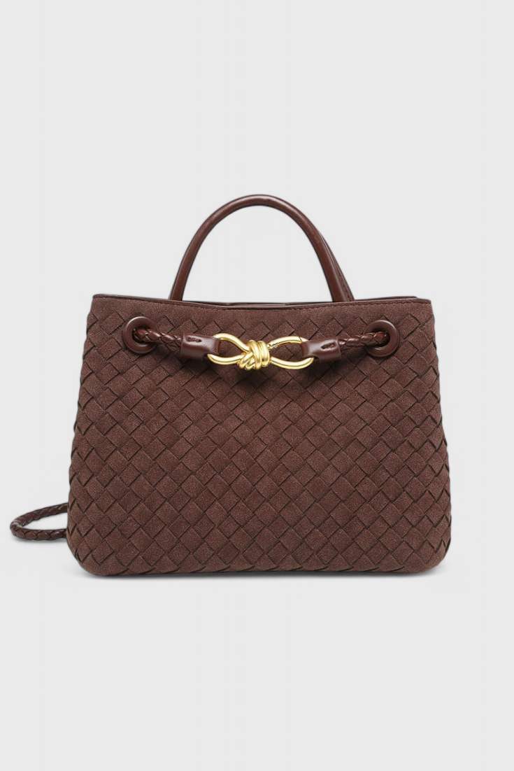 Tara Sac en Suède Synthétique à Bandoulière Ajustable