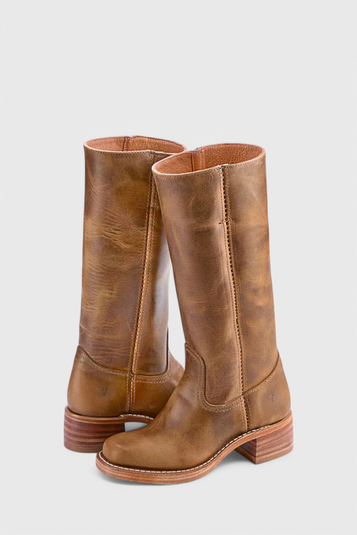 Grace Bottes en Cuir Isolé au Style Intemporel