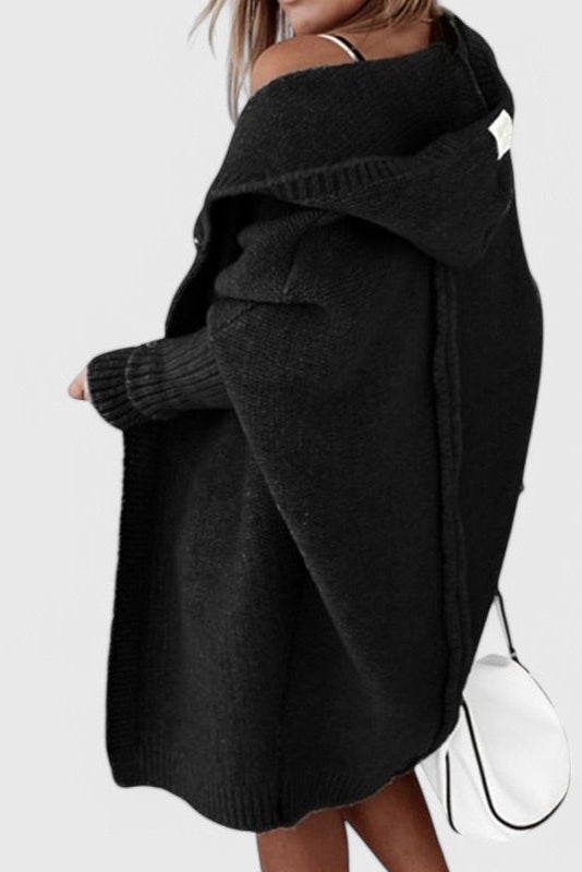 Lovisa Cardigan Oversized en Maille avec Capuche