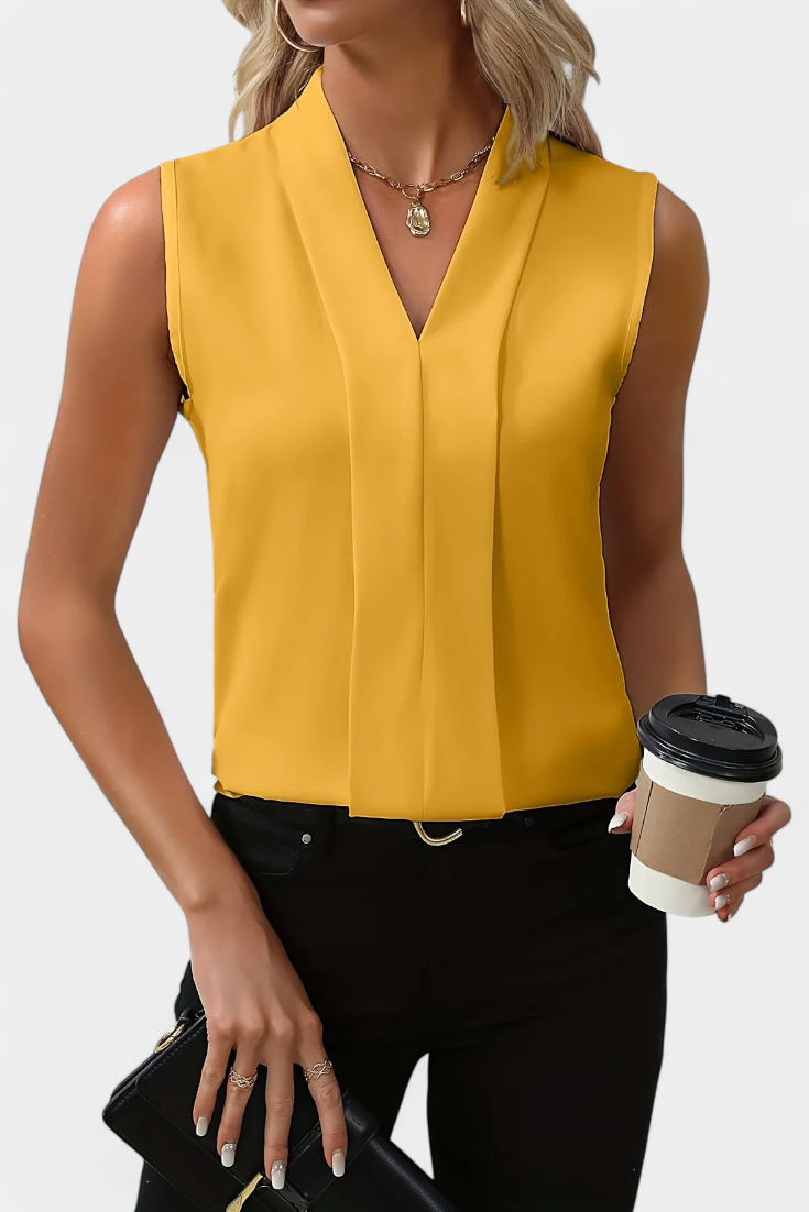 Nele Blouse Fluide à Décolleté en V
