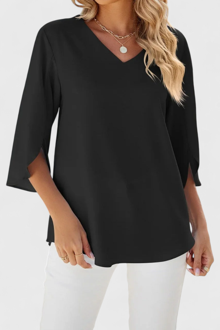 Tabitha Blouse Évasée en Tissu Léger et Confortable