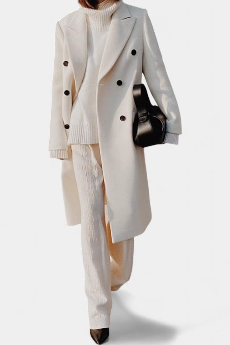 Willow Manteau Trench Long à Ceinture et Coupe Structurée