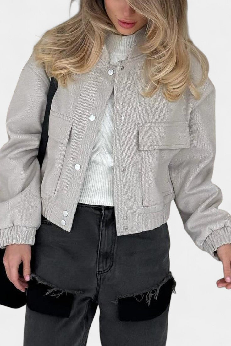 Lulu Veste Décontractée Minimaliste à Coupe Moderne