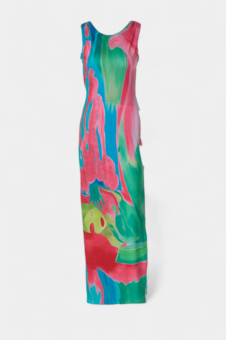 Luella Robe Fluide aux Tons Pastel et Silhouette Légère