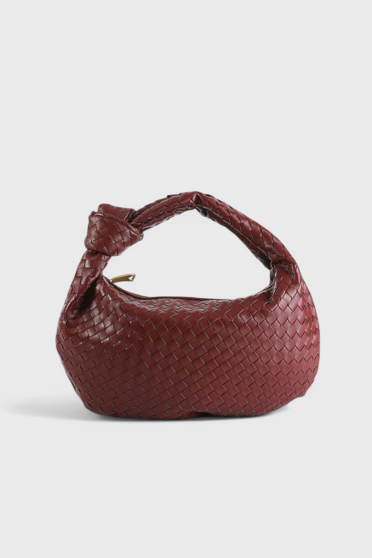 Darcie Sac à Bandoulière Tressé en Cuir Végan