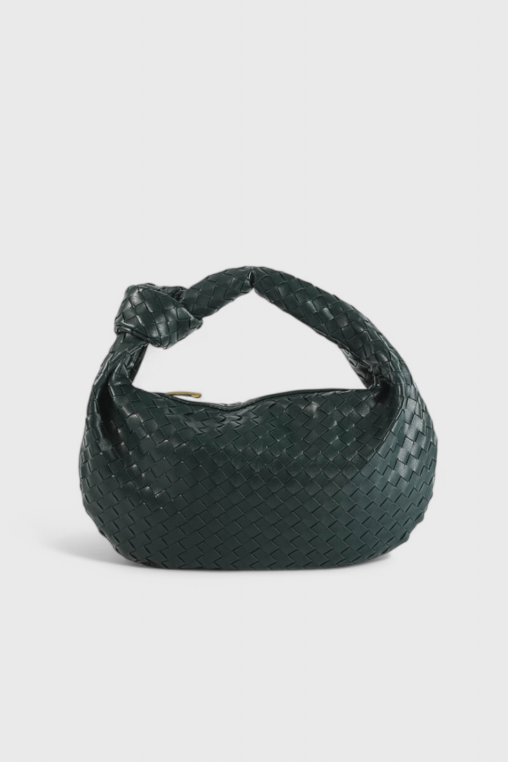 Darcie Sac à Bandoulière Tressé en Cuir Végan