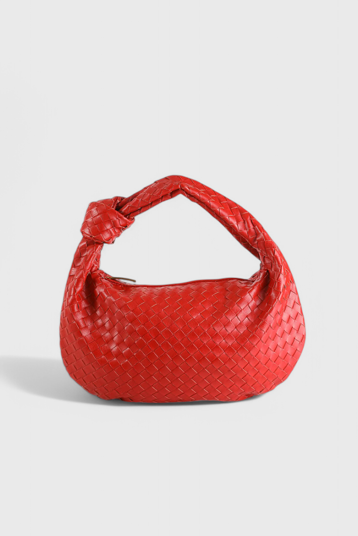 Darcie Sac à Bandoulière Tressé en Cuir Végan